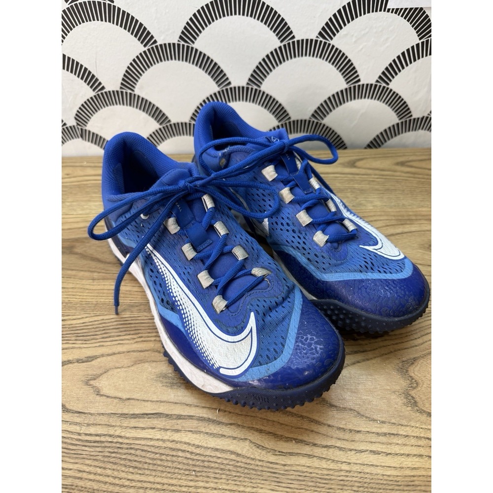 Nike Alpha Huarache Elite 4 TF Hyper Royal DJ6523-414 Mens Size 10 Shoes Turf